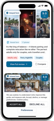 The Dominican Republic guide on a phone