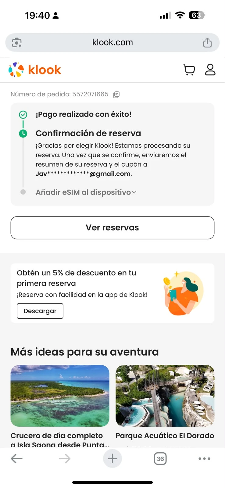 Test de Klook 3
