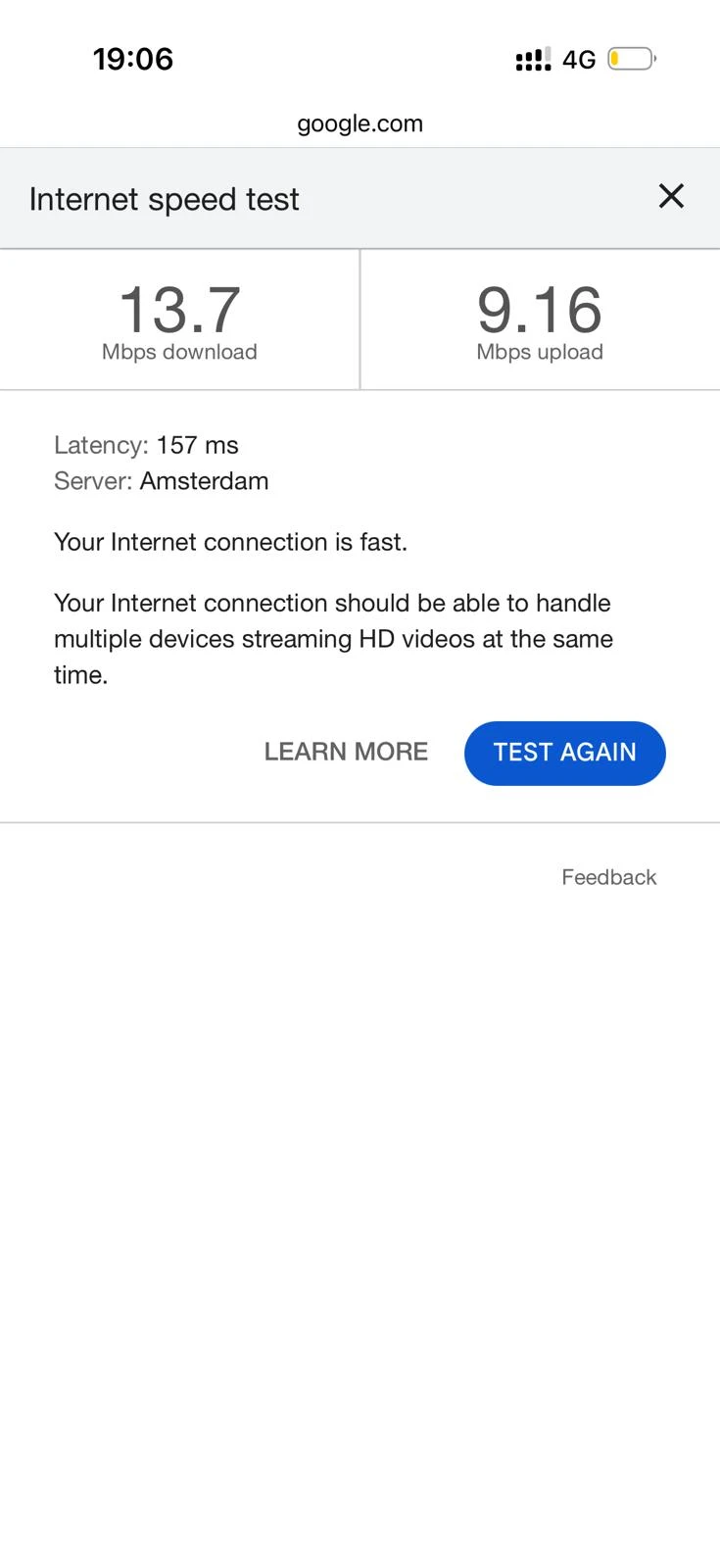 Test de Roam2Go 1