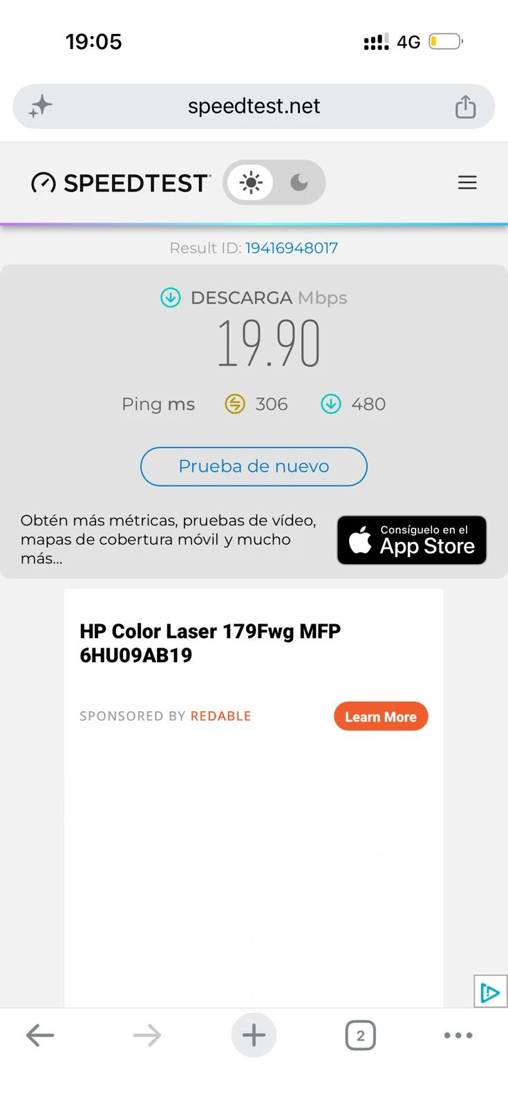 Test de Roam2Go 2